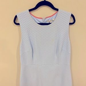 Boden Light Blue Quilted Dress 16LONG